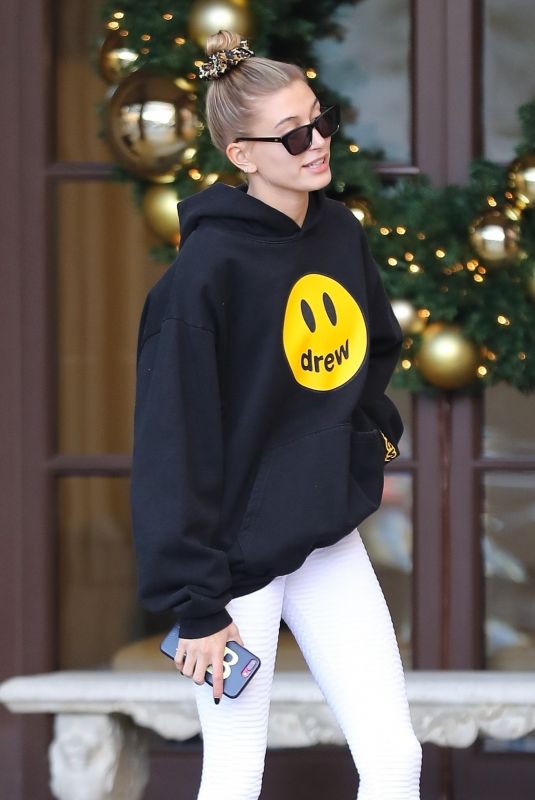 HAILEY BIEBER Leaves Montage Hotel in Beverly Hills 11/30/2018
