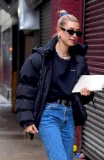 HAILEY BIEBER Out and About in New York 12/02/2018
