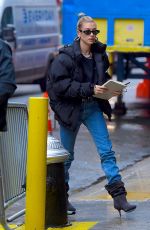 HAILEY BIEBER Out and About in New York 12/02/2018