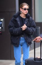 HAILEY BIEBER Out and About in New York 12/02/2018