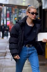 HAILEY BIEBER Out and About in New York 12/02/2018