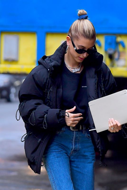 HAILEY BIEBER Out and About in New York 12/02/2018
