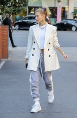 HAILEY BIEBER Out for Dinner in Beverly Hills 12/04/2018