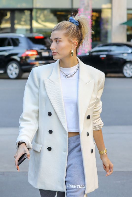 HAILEY BIEBER Out for Dinner in Beverly Hills 12/04/2018