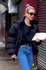 HAILEY BIEBER Out in New York 12/02/2018