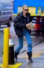 HAILEY BIEBER Out in New York 12/02/2018