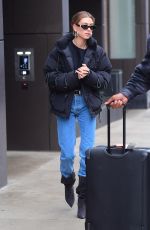 HAILEY BIEBER Out in New York 12/02/2018