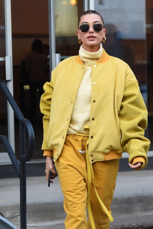 HAILEY BIEBER Out in New York 12/10/2018