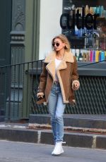 HAILEY BIEBER Out in New York 12/11/2018