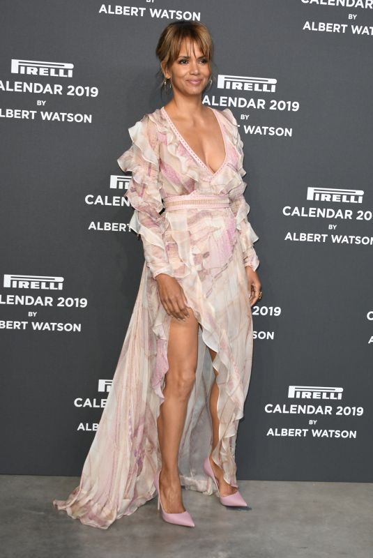 HALLE BERRY at Pirelli Calendar 2019 Launch Gala in Milan 12/05/2018