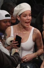 HALSEY at LA Lakers vs New Orleans Pelicans Game in Los Angeles 12/21/2018