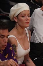 HALSEY at LA Lakers vs New Orleans Pelicans Game in Los Angeles 12/21/2018