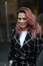 HAYLEY ATWELL Leaves Build Lndn in London 12/11/2018