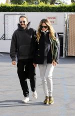 HEIDI KLUM and Tom Kaulitz Arrives at Movie Theater in Los Angeles 12/30/2018