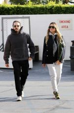 HEIDI KLUM and Tom Kaulitz Arrives at Movie Theater in Los Angeles 12/30/2018