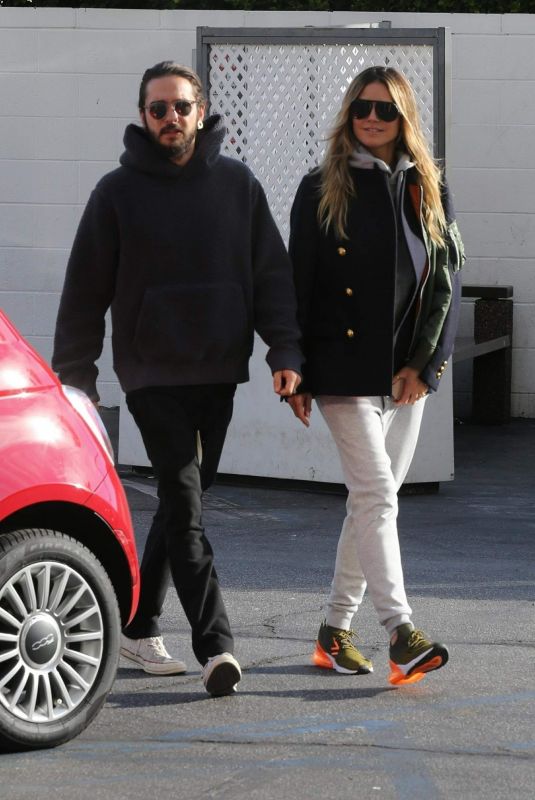 HEIDI KLUM and Tom Kaulitz Arrives at Movie Theater in Los Angeles 12/30/2018