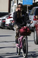 HEIDI KLUM and Tom Kaulitz at a Bike Ride in Santa Monica 12/29/2018