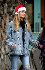 HEIDI KLUM and Tom Kaulitz at Disneyland in Anaheim 12/23/2018