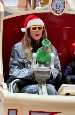 HEIDI KLUM and Tom Kaulitz at Disneyland in Anaheim 12/23/2018