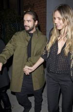 HEIDI KLUM and Tom Kaulitz at Mr Chow in Beverly Hills 12/20/2018