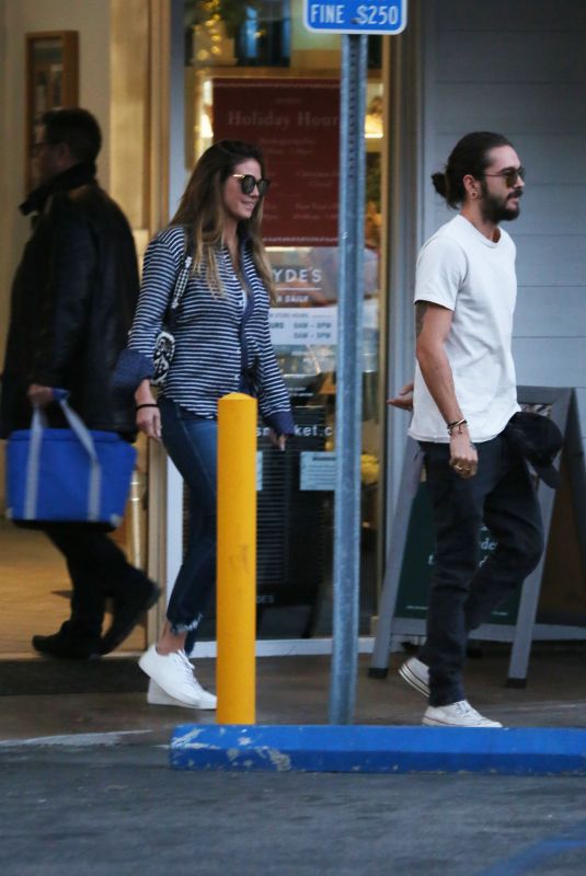 HEIDI KLUM and Tom Kaulitz Out in Bel Air 12/28/2018