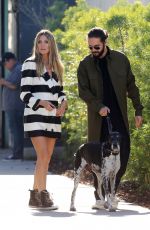 HEIDI KLUM and Tom Kaulitz Out with His Dog in Los Angeles 12/03/2018