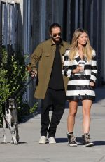 HEIDI KLUM and Tom Kaulitz Out with His Dog in Los Angeles 12/03/2018