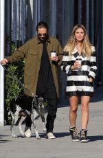 HEIDI KLUM and Tom Kaulitz Out with His Dog in Los Angeles 12/03/2018