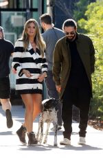 HEIDI KLUM and Tom Kaulitz Out with His Dog in Los Angeles 12/03/2018
