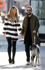 HEIDI KLUM and Tom Kaulitz Out with His Dog in Los Angeles 12/03/2018