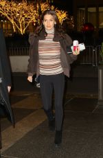 HILARIA BALDWIN Arrives at Late Night with Seth Meyers in Los Angeles 12/06/2018