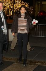 HILARIA BALDWIN Arrives at Late Night with Seth Meyers in Los Angeles 12/06/2018