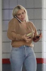 HILARY DUFF at a Gas Station in Beverly Hills 12/14/2018