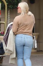 HILARY DUFF in Skin-tight Jeans Out in Beverly Hills 12/14/2018
