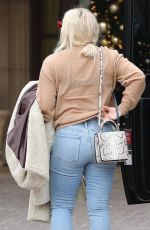 HILARY DUFF in Skin-tight Jeans Out in Beverly Hills 12/14/2018