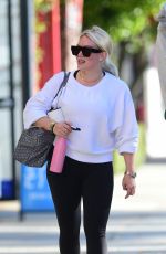 HILARY DUFF Leaves a Gym in Los Angeles 12/19/2018