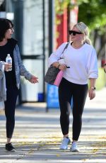 HILARY DUFF Leaves a Gym in Los Angeles 12/19/2018