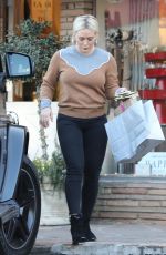 HILARY DUFF Out Shopping in Los Angeles 12/24/2018