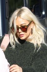 HILARY DUFF Shopping at Paper Source in Los Angeles 12/13/2018