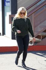 HILARY DUFF Shopping at Paper Source in Los Angeles 12/13/2018