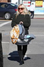 HILARY DUFF Shopping at Paper Source in Los Angeles 12/13/2018