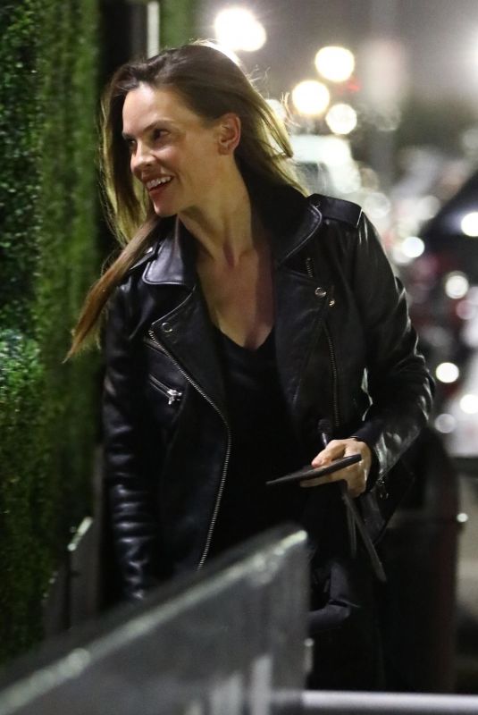 HILARY SWANK Arrives at Fleetwood Mac Concert in Inglewood 12/12/2018