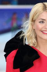HOLLY WILLOGHBY at Dancing on Ice Show in London 12/18/2018