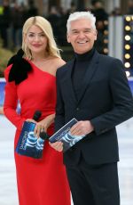 HOLLY WILLOGHBY at Dancing on Ice Show in London 12/18/2018