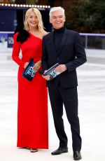 HOLLY WILLOGHBY at Dancing on Ice Show Photocall in London 12/18/2018