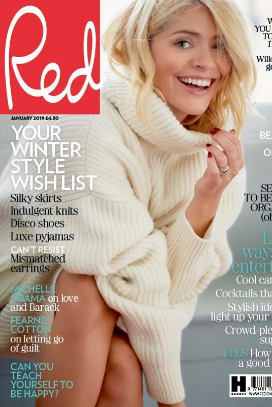HOLLY WILLOGHBY for Red Magazine, January 2019