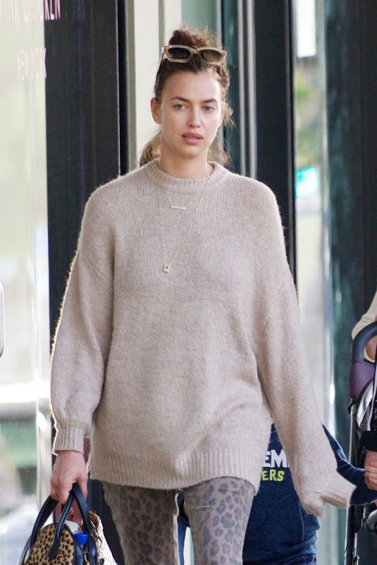 IRINA SHAYK Out and About in Brentwood 12/19/2018