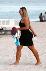 ISKRA ALWRENCE in Bikini at a Beach in Miami 12/10/2018