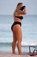 ISKRA ALWRENCE in Bikini at a Beach in Miami 12/10/2018
