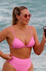 ISKRA LAWRENCE in Bikini at a Beach in Miami 12/09/2018